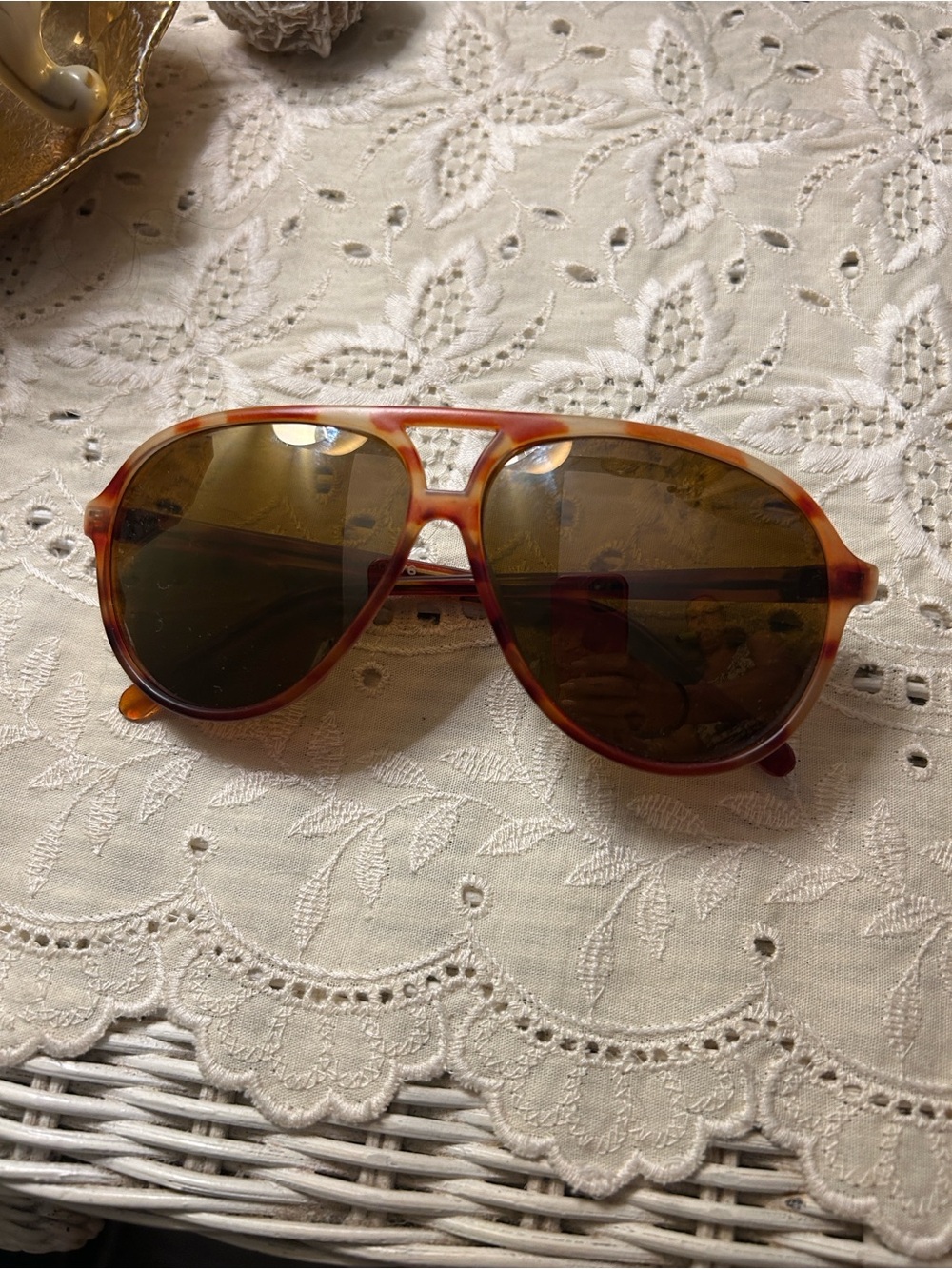 Vintage 1970s I SKI Sunglasses Model 80076 Tortoiseshell Retro Ski Sport Shades